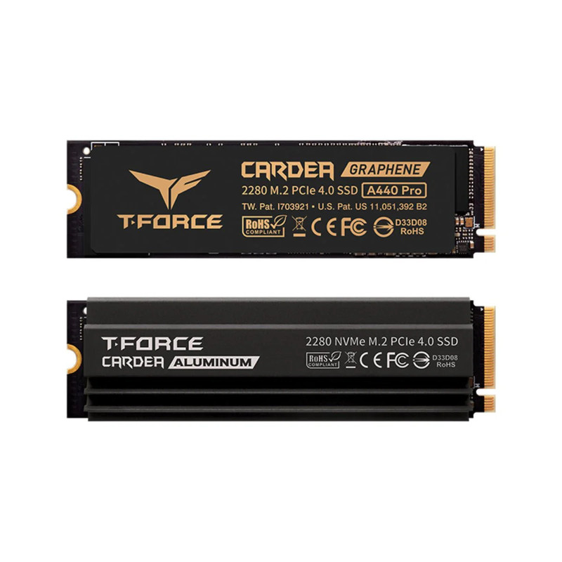 Team Group T-Force Cardea A440 Pro Graphene 1TB Gen4 M.2 SSD - مساحة تخزين